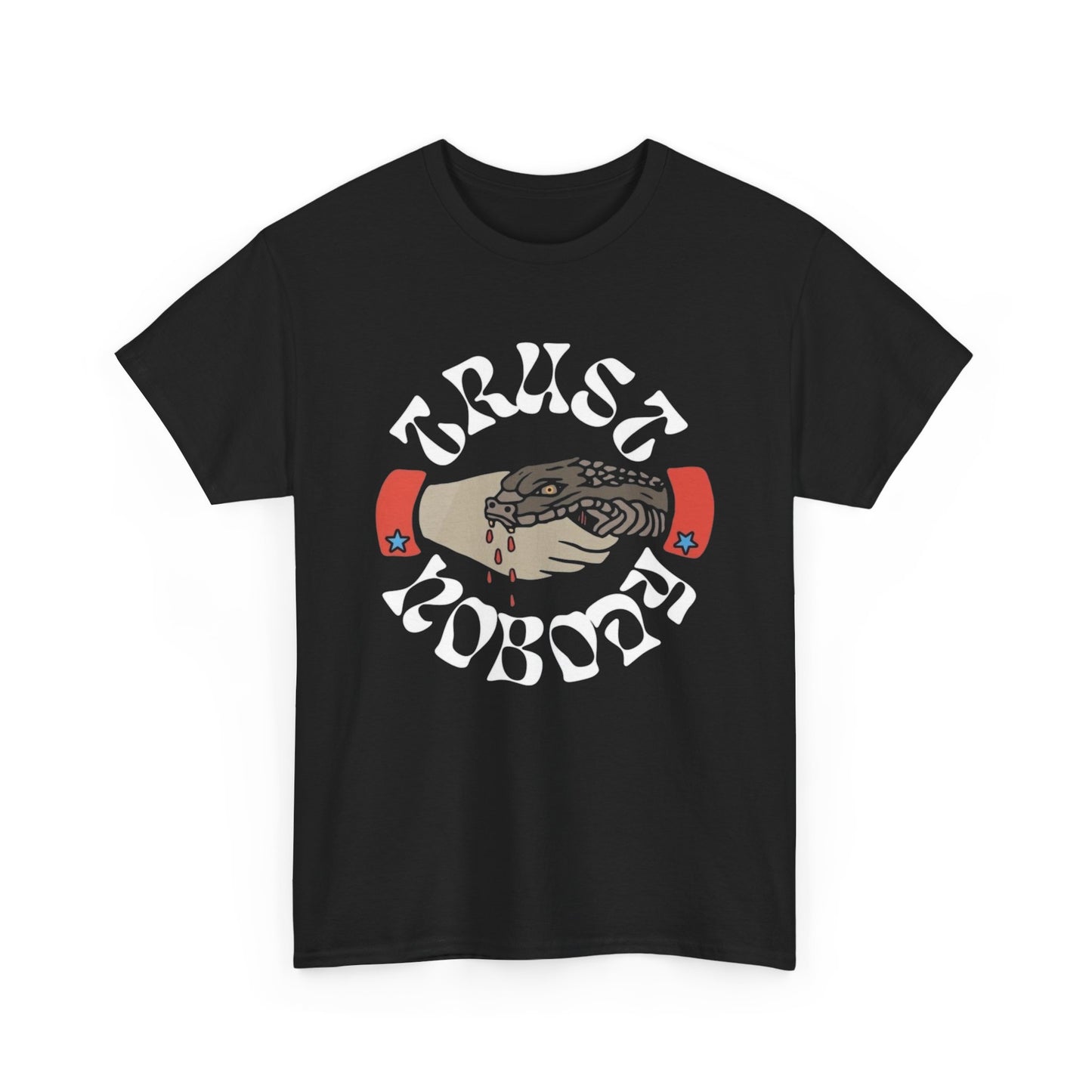 Trust No One T-Shirt Men's Women's Heavy Cotton Tee NEW GIFT