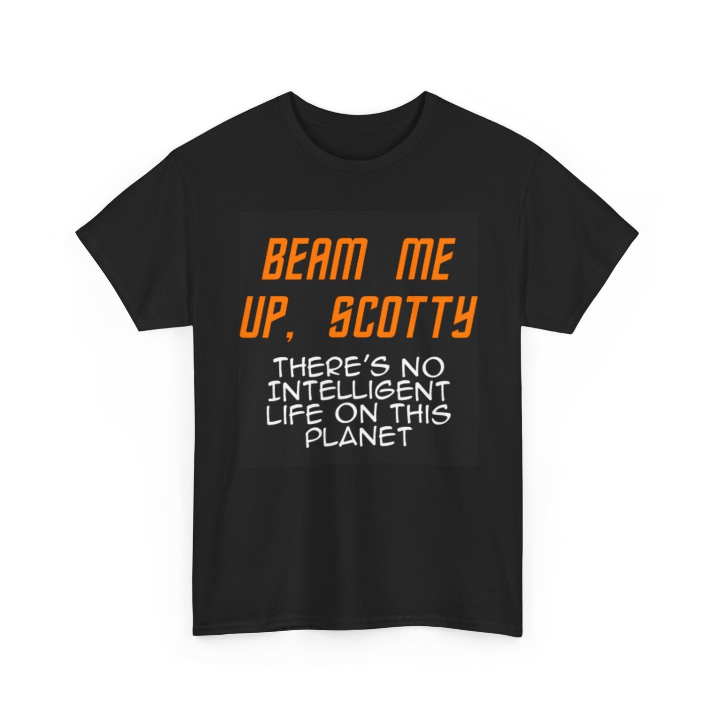 Beam Me Up Scotty Shirt Funny Retro Vintage Graphic 90s Unisex Heavy Cotton Tee