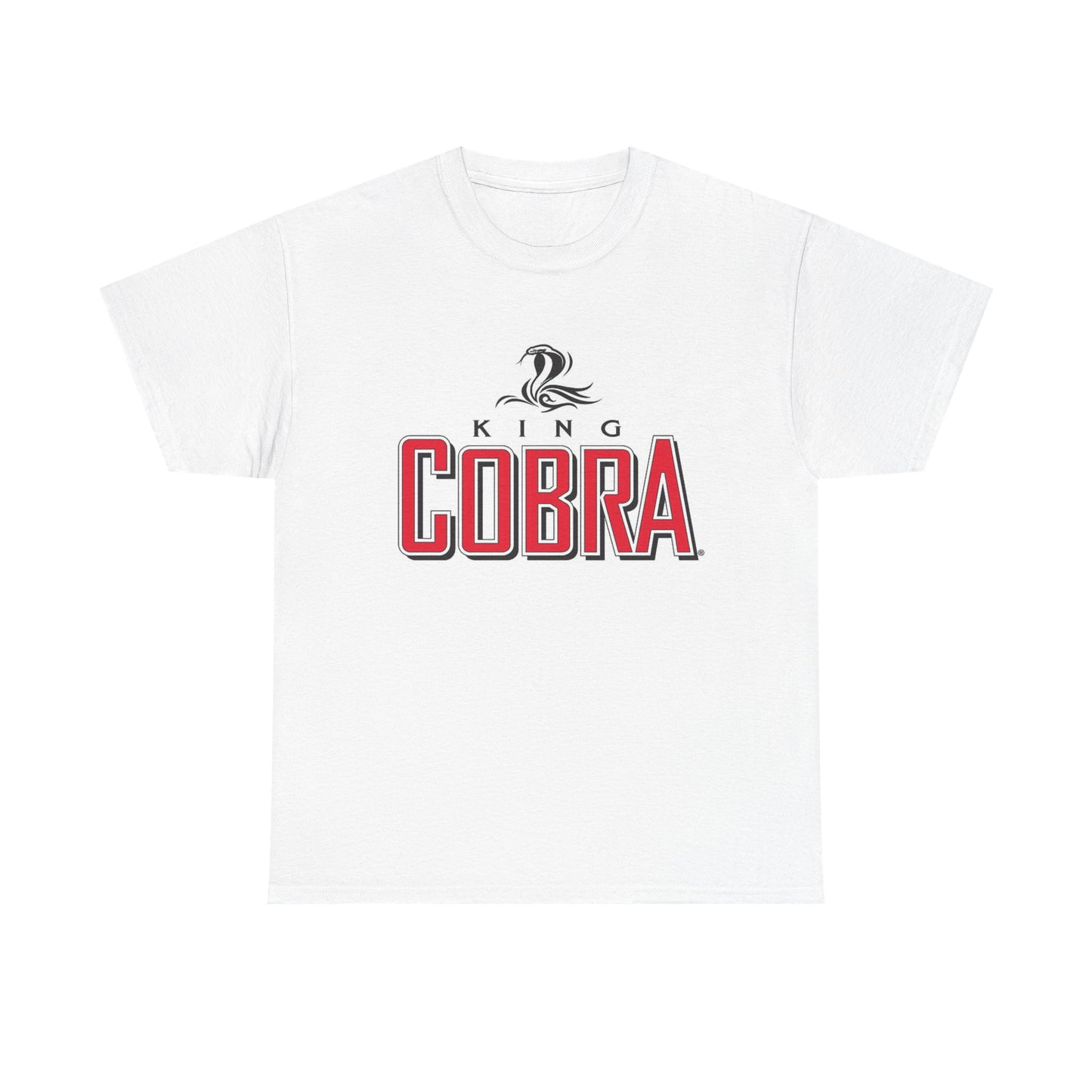 King Cobra Tshirt Retro Malt Liquor Beer 40 oz logo Unisex Heavy Cotton Tee