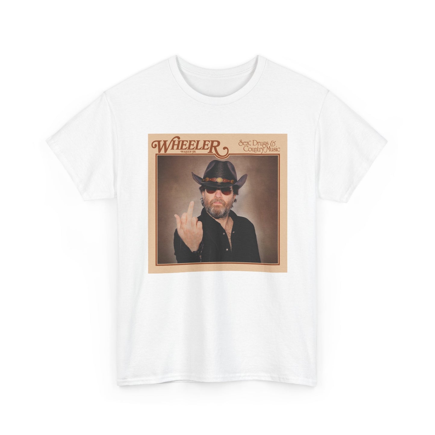 Wheeler Walker Jr Graphic T Shirt S-5XL Unisex Heavy Cotton Tee