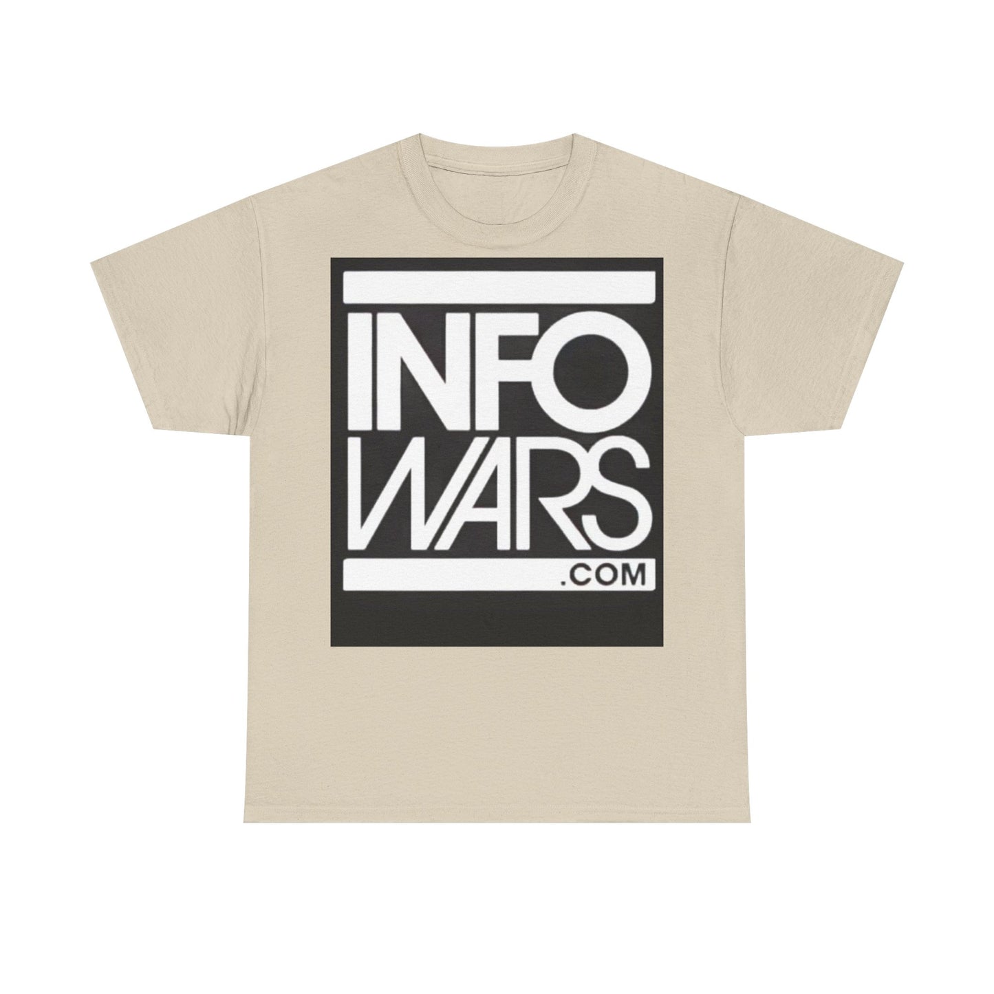 Info Wars Tshirt Alex Jones Rogan American Funny Podcast Unisex Heavy Cotton Tee