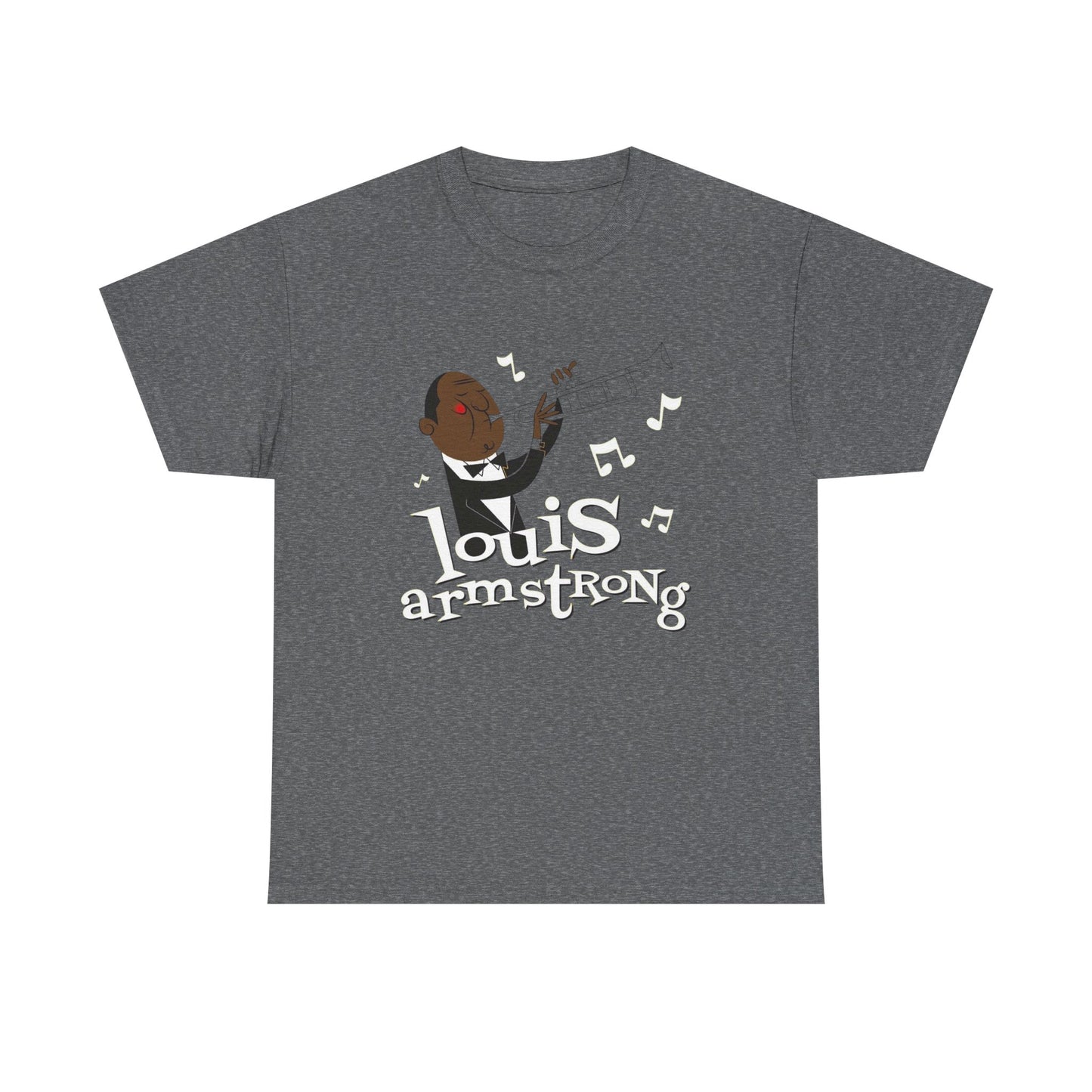 Louis Armstrong Vintage Graphic T Shirt ADULT NEW Heavy Cotton Tee