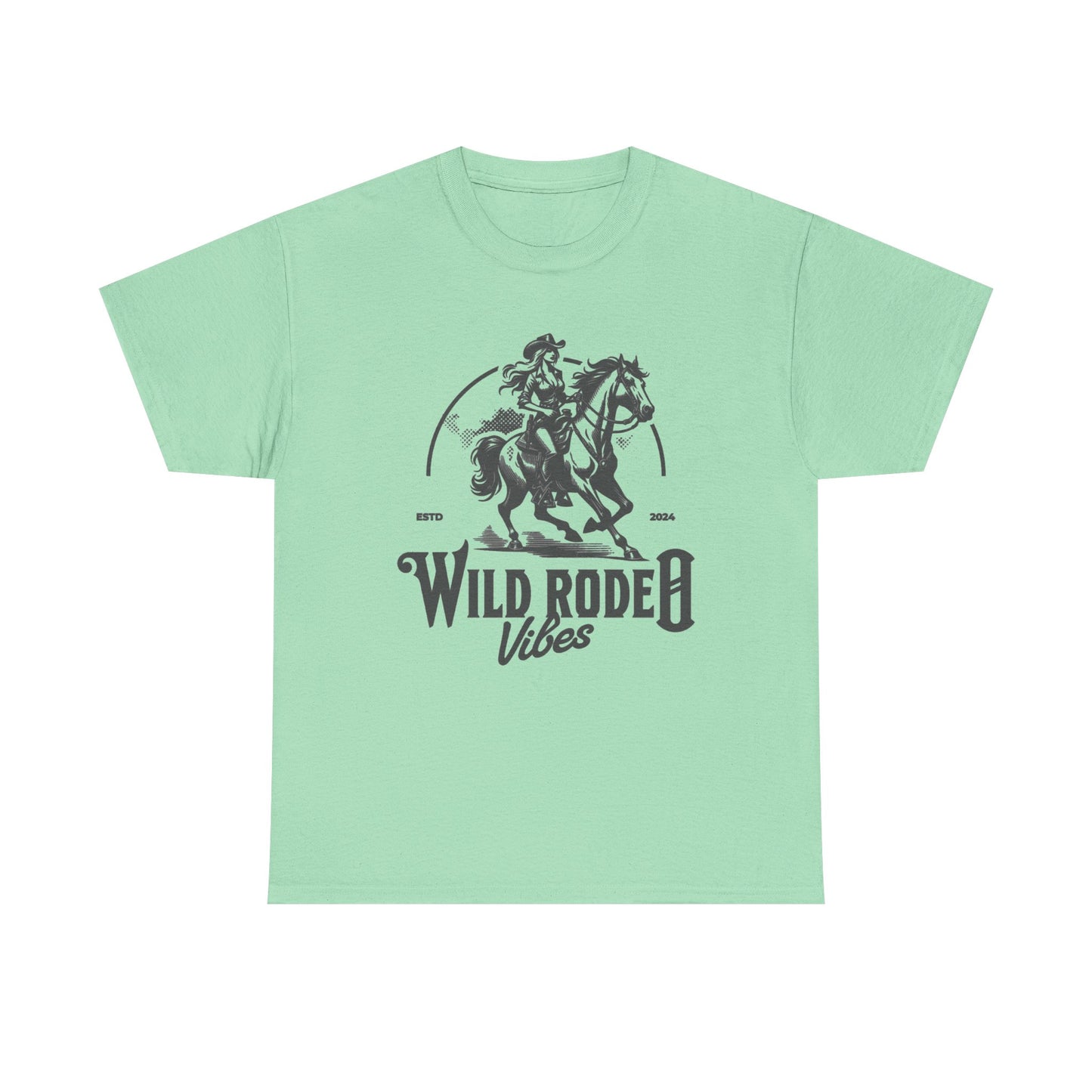 Wild Rodeo Cowgirls Graphic T Shirt Women's Vintage Retro Cotton Tee