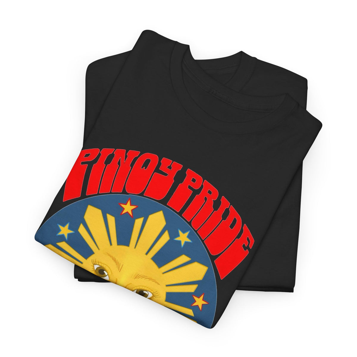 Pinoy Pride Graphic T Shirt Men's Classic Filipino Heavy Cotton Tee