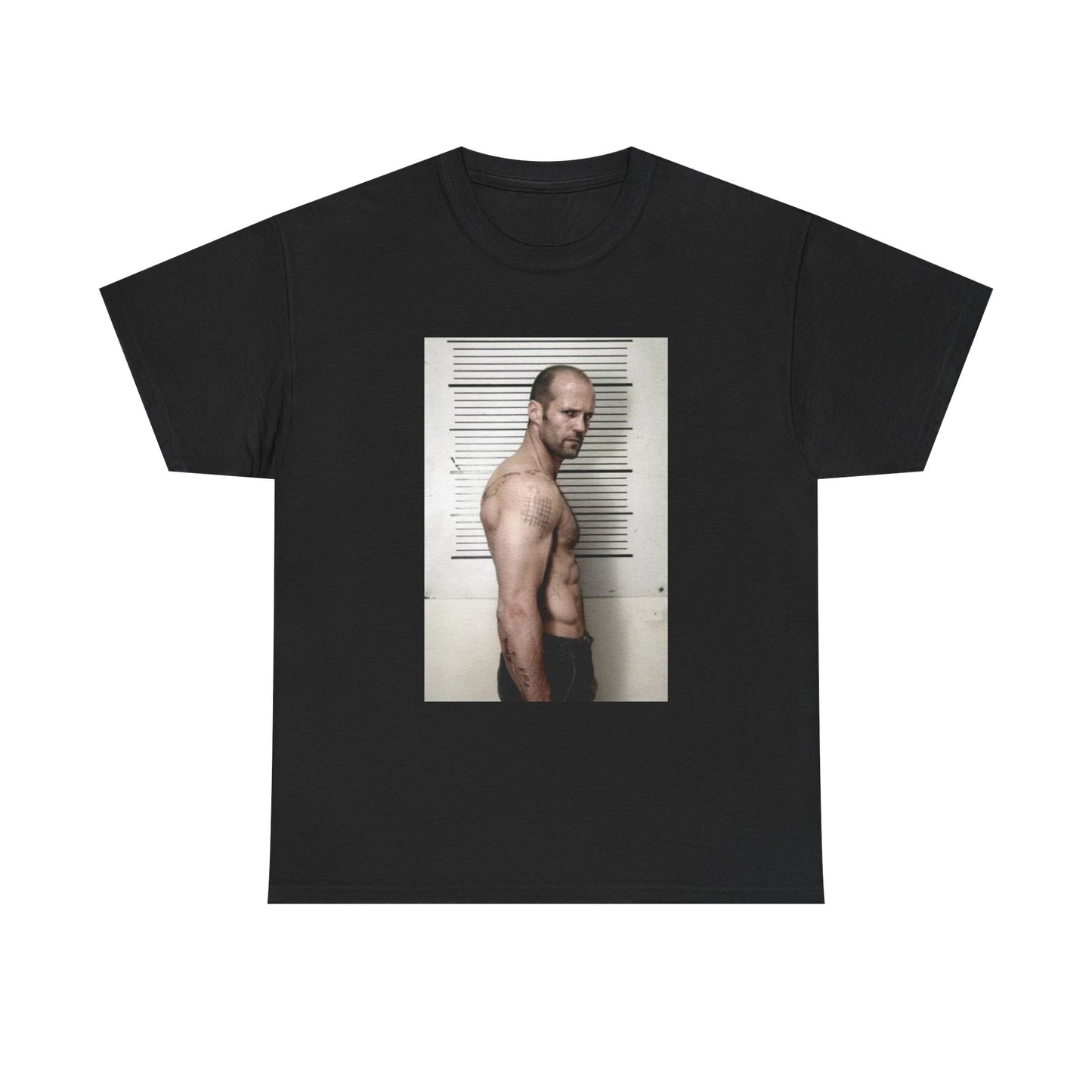 Jason Statham Tshirt Retro Poster The mechanic New Actor Unisex Heavy Cotton Tee