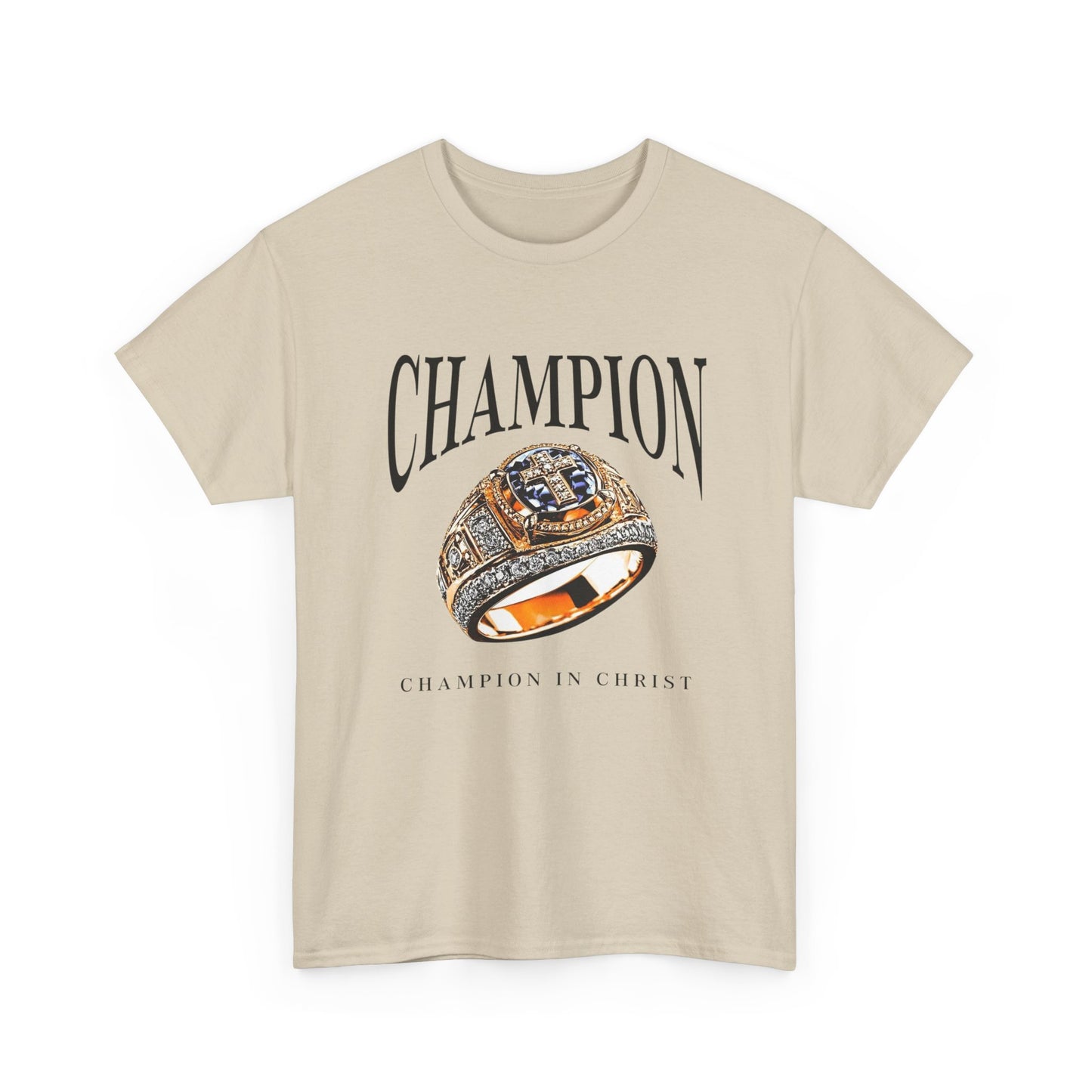 Champion In Christ Graphic T Shirt ADULT NEW