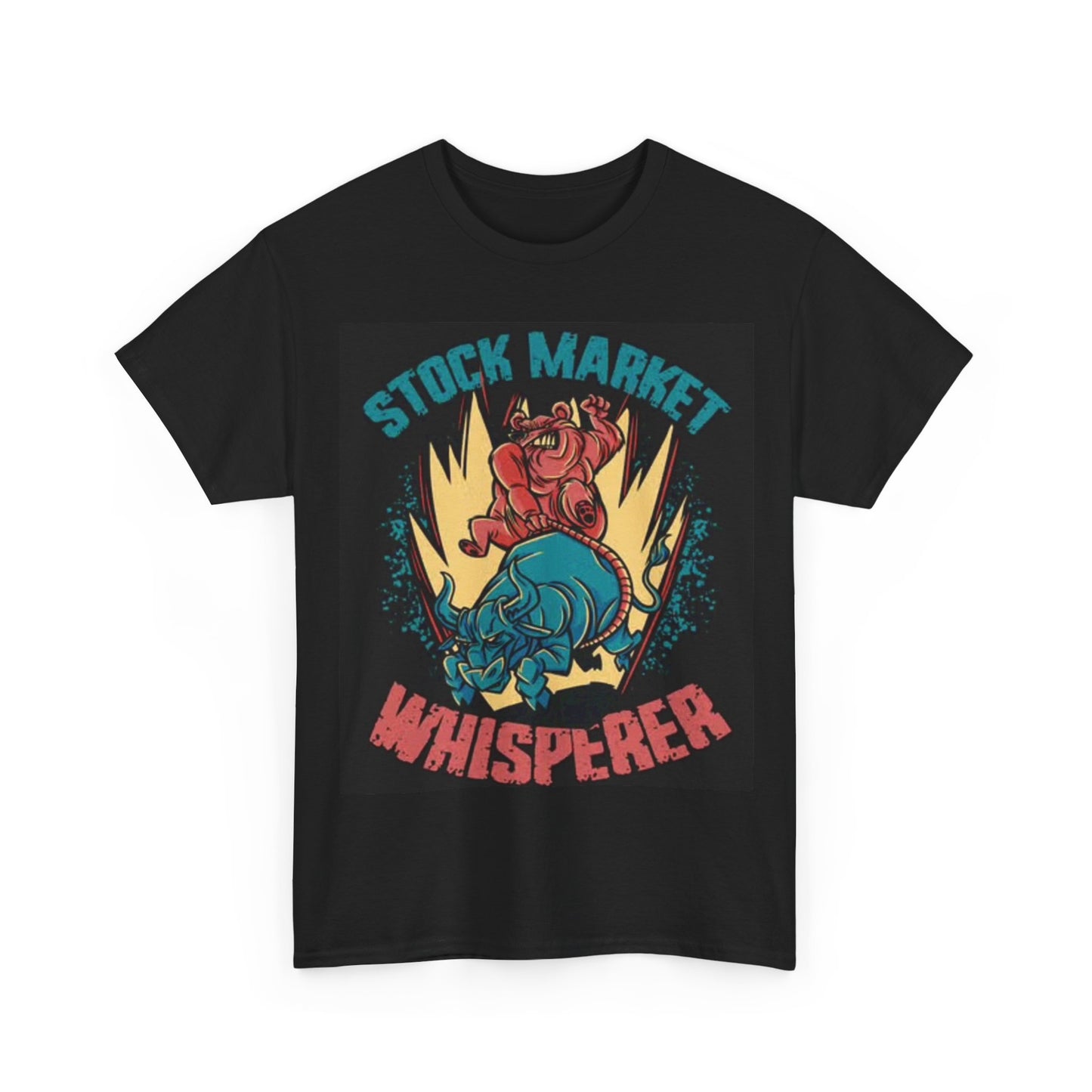 Stock Market Whisper Shirt Funny Graphic Gift Unisex Heavy Cotton Tee