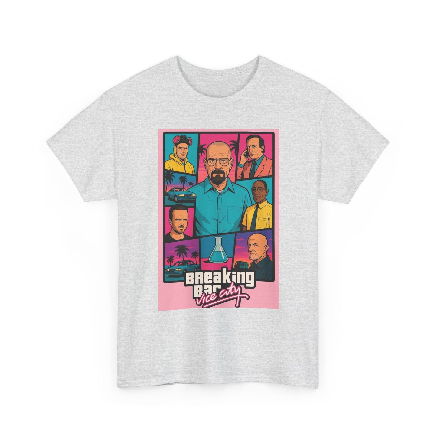Vice City Breaking Bad Retro Graphic T Shirt NEW ADULT Tee