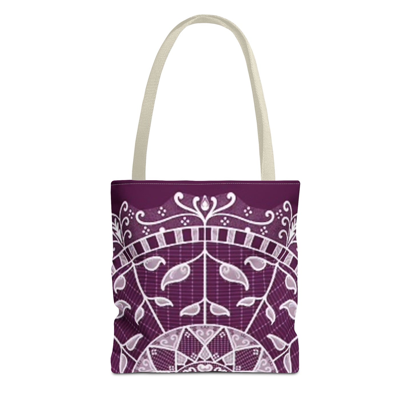 Purple And White Multi Color BRAND NEW MODERN Tote Bag (AOP)