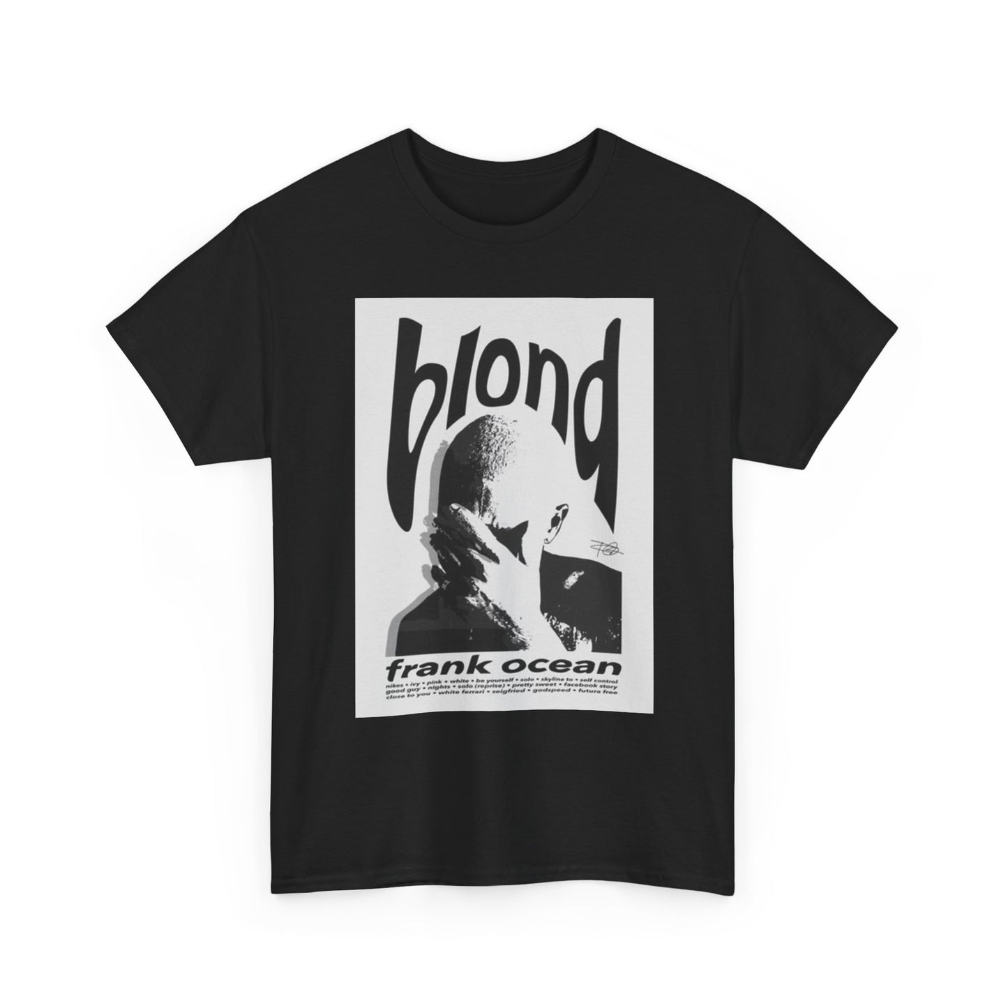 Frank Ocean Graphic T Shirt Vintage Blond Retro Album Unisex Heavy Cotton Tee
