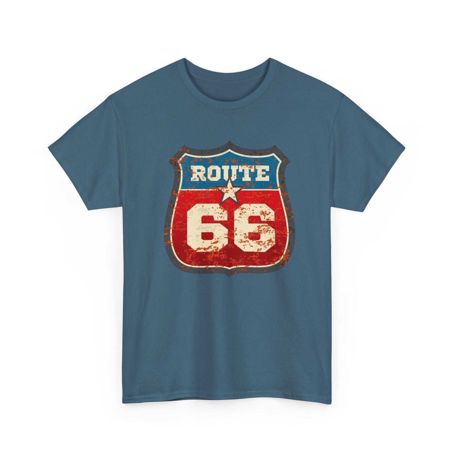 Route 66 Muscle Car Tour Graphic T-Shirt Cotton Tee New Gift Vintage