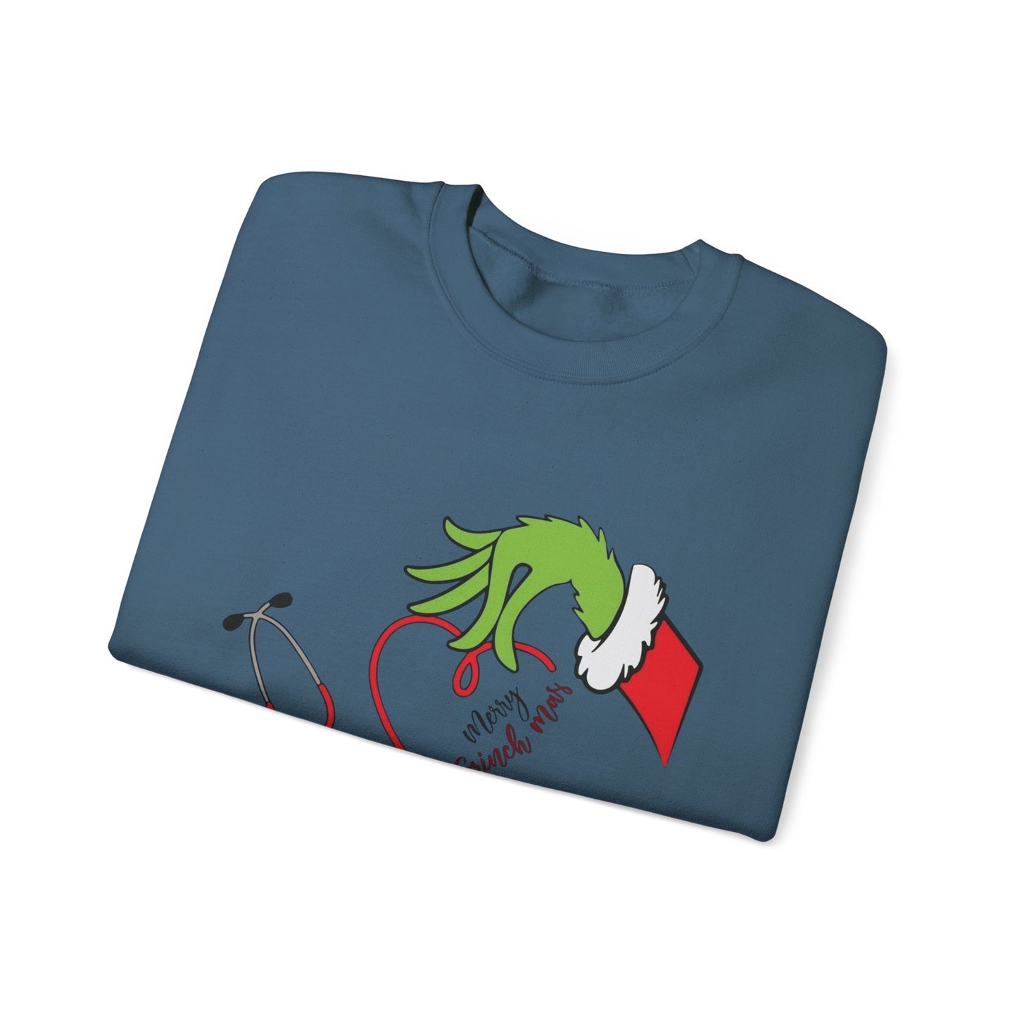 The Grinch Graphic Nurse Doctor Sweater NEW Heavy Blend™ Crewneck Sweatshirt