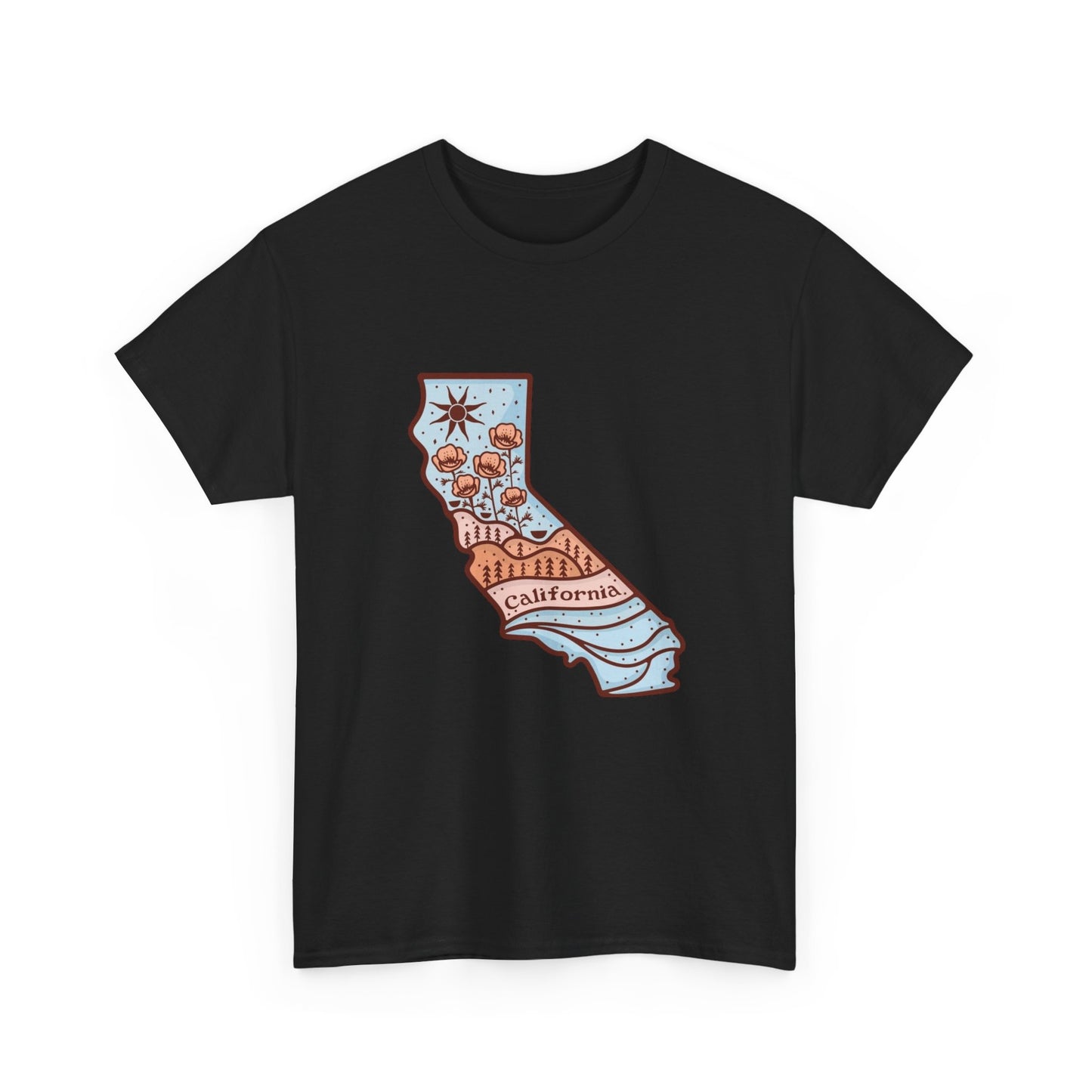 California State Graphic T Shirt NEW ADULT