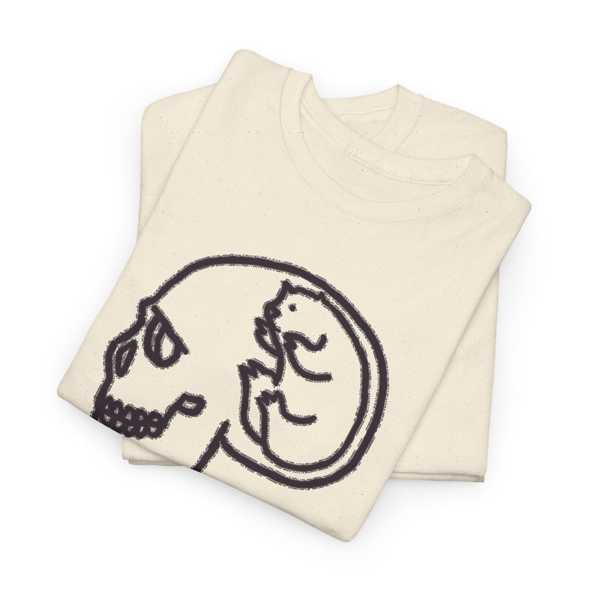 Bear in Mind Skull Graphic T-Shirt Funny Men's Tee