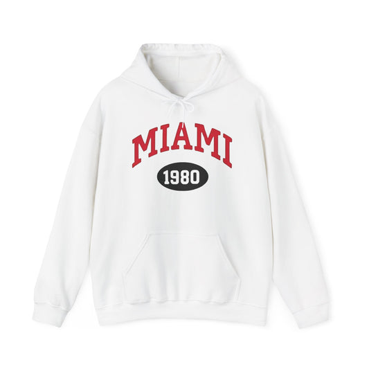 Miami 1980's Retro Graphic Hoodie Heavy Blend™ NEW Sweatshirt