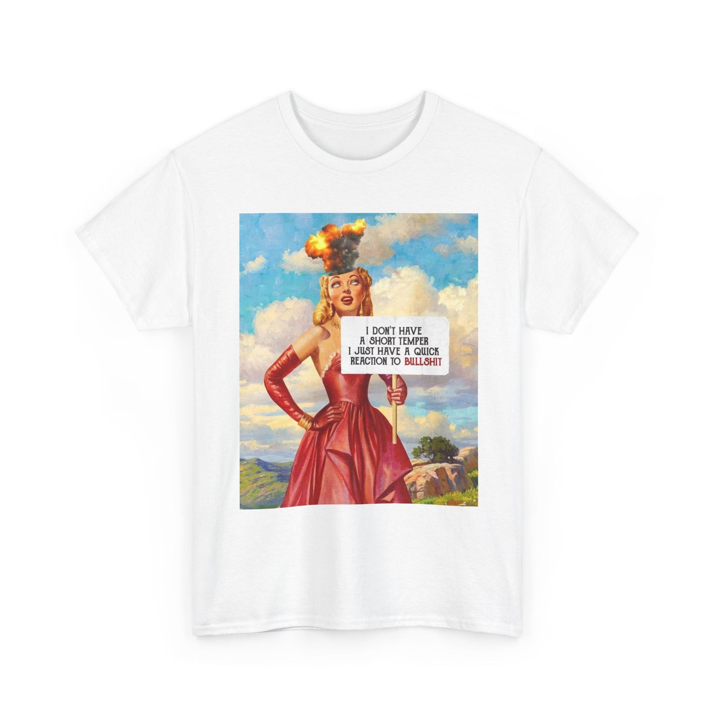 I Don't Have A Short Temper Funny T Shirt Unisex Heavy Cotton Tee