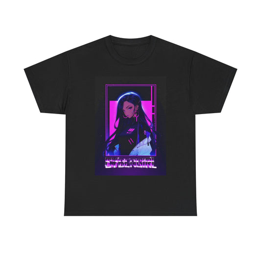 Waifu Anime T-shirt Girl Graphic Cartoon Retro Gaming Unisex Heavy Tee Gamer 32