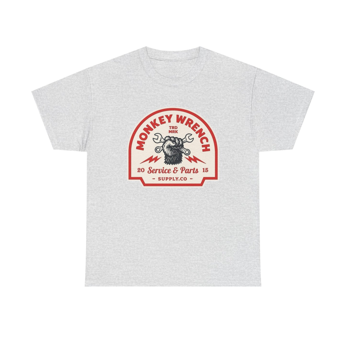 Monkey Wrench Graphic T Shirt Unisex Heavy Cotton Tee