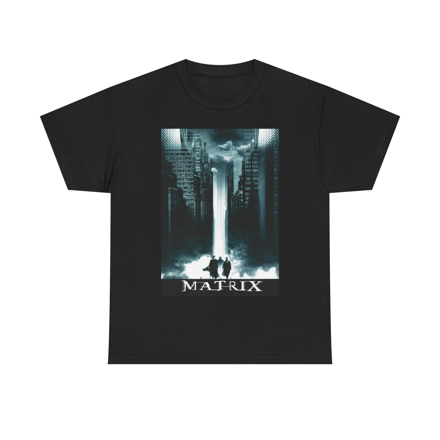 The Matrix Shirt Vintage Movie Poster Retro Reeves Sci Fi Unisex Heavy Cotton