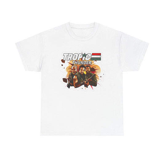 Tropic Thunder Comedy Graphic T Shirt Brand New Cotton Tee
