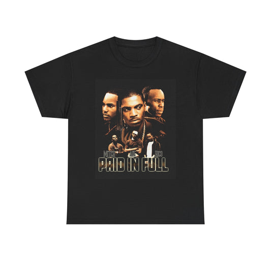 Paid In Full Graphic T Shirt Vintage Movie Poster Retro Unisex Heavy Cotton Tee
