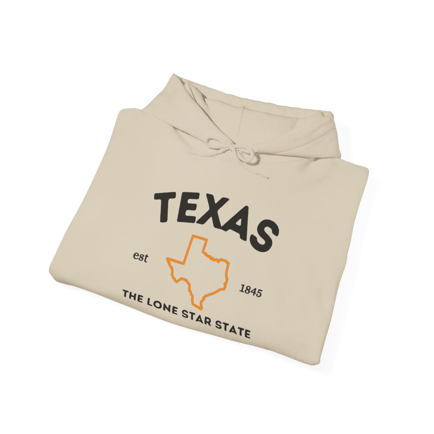 Texas The Lone Star State Graphic Hoodie Unisex Heavy Blend™ Hooded Sweatshirt