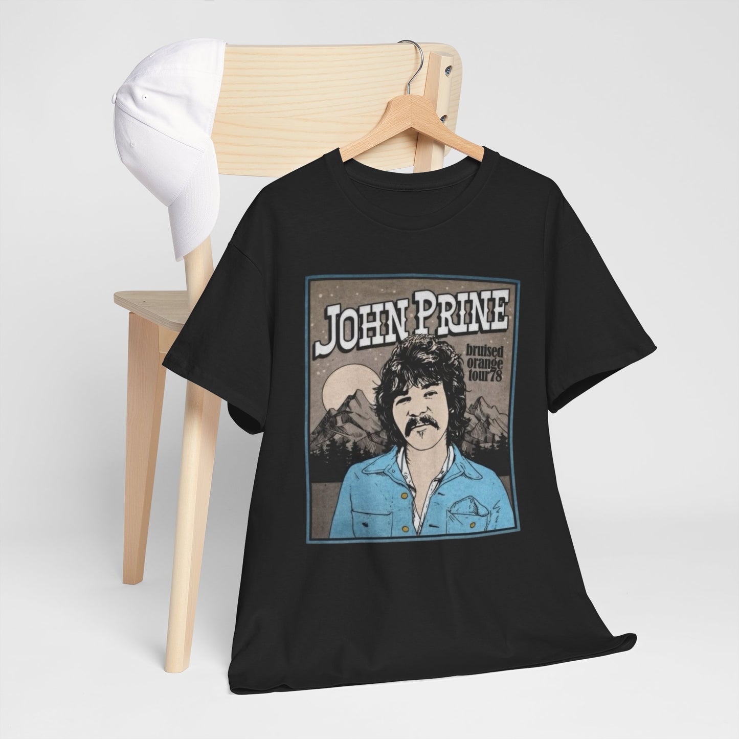John Prine Vintage Graphic T Shirt NEW ADULT Unisex Heavy Cotton Tee