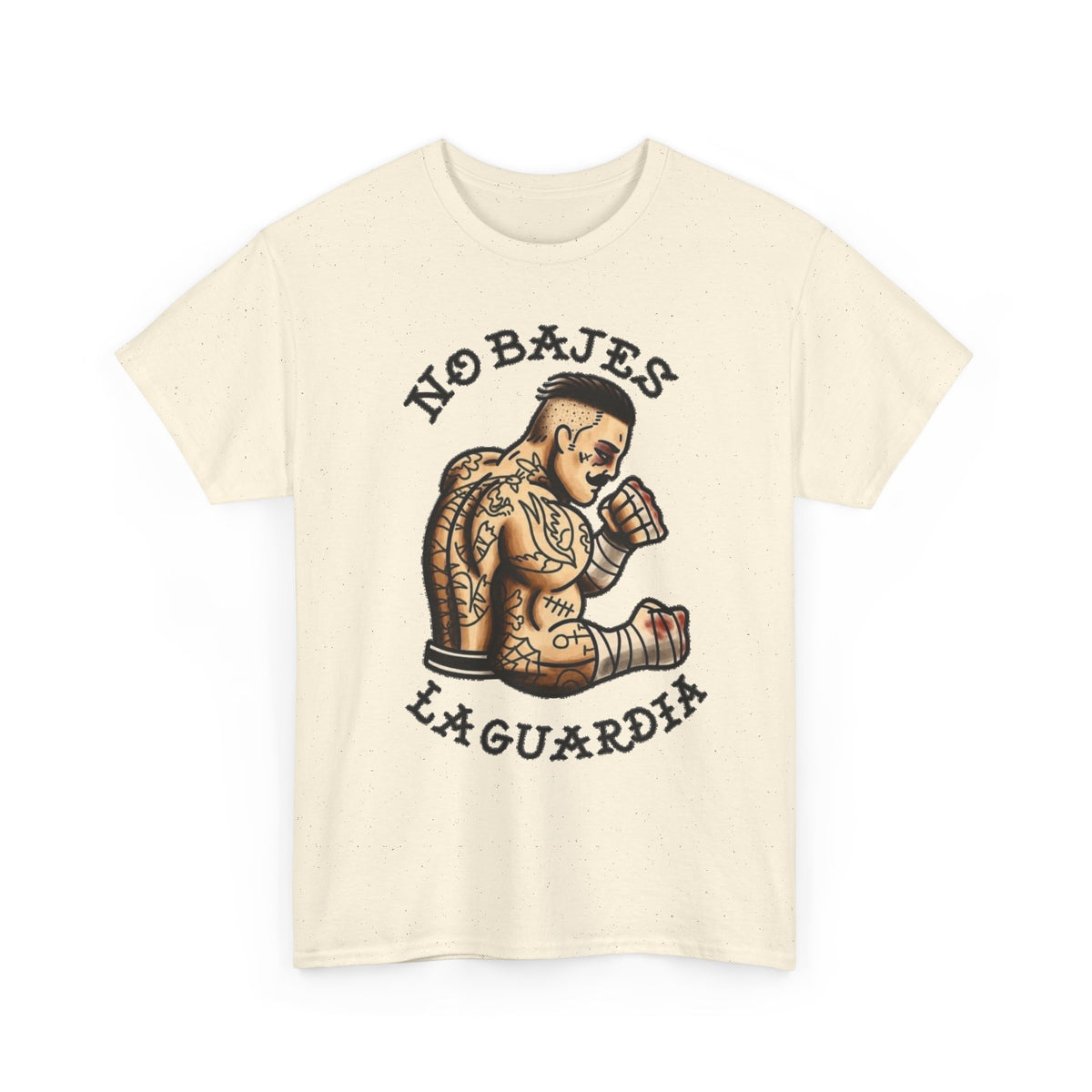 No Rules Luchador Tattoo Graphic T-Shirt Men's Tee