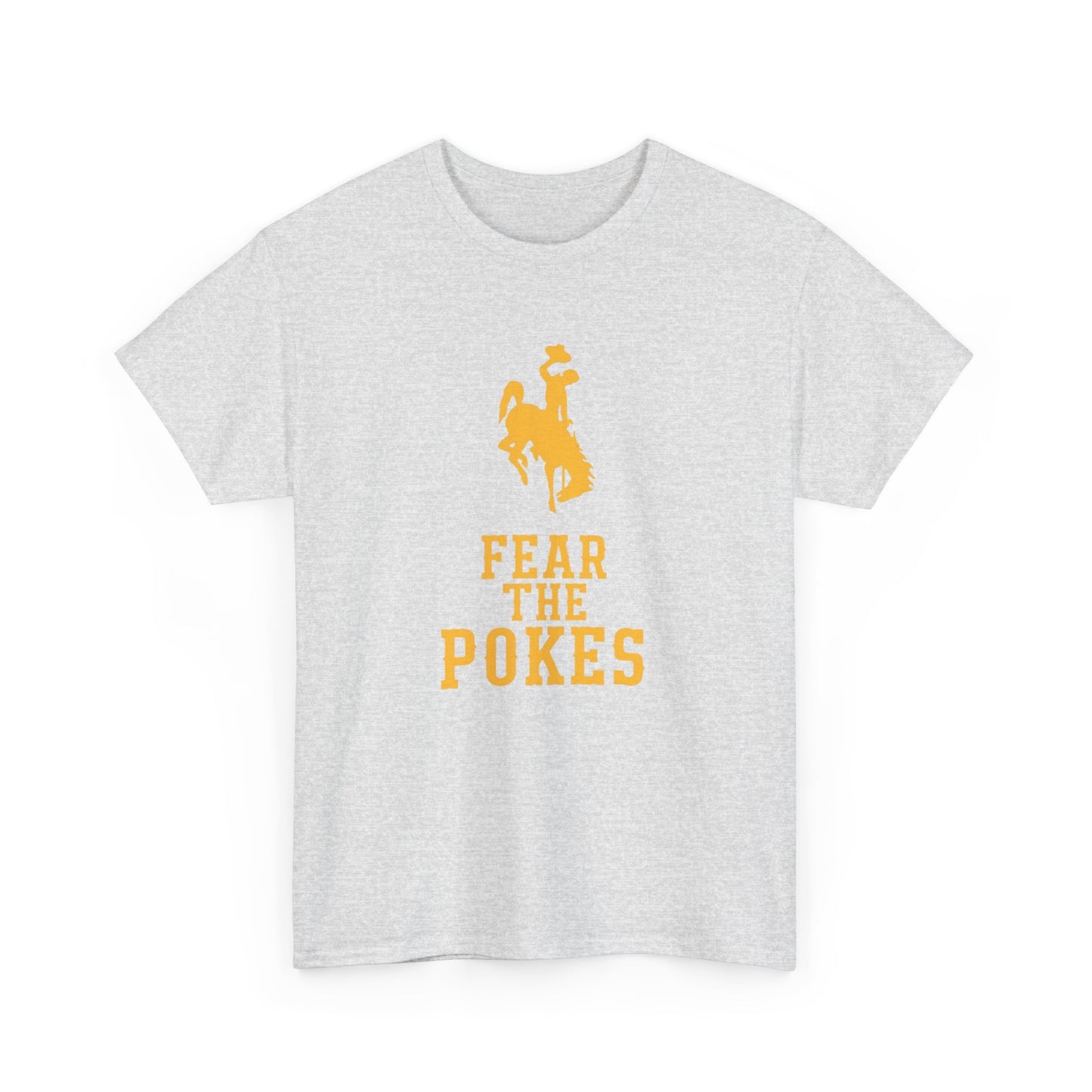 Fear The Poke Cowboy Horse Graphic T Shirt Unisex Heavy Cotton Tee GIFT