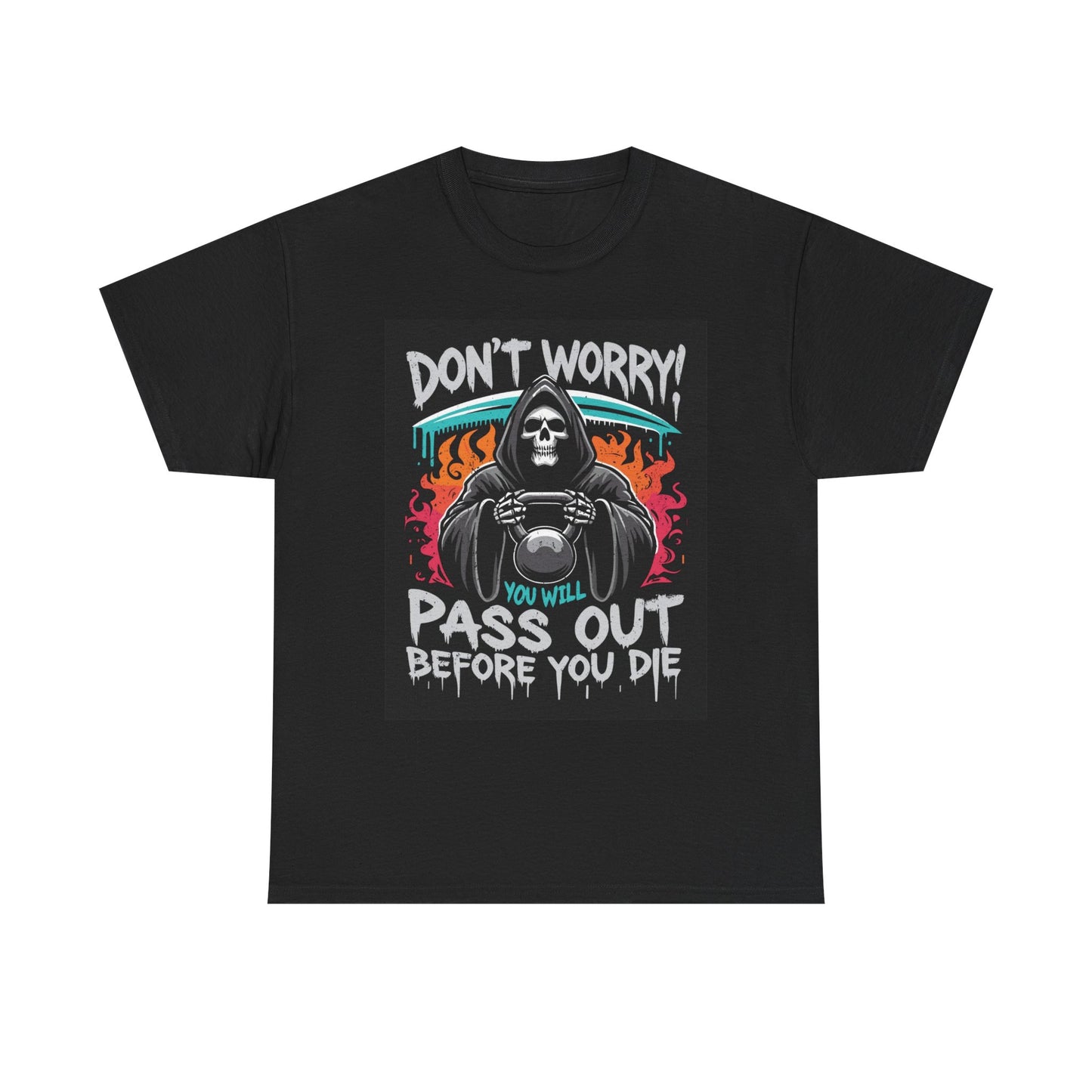 GYM Apparel Funny Graphic T Shirt Unisex Heavy Cotton Tee