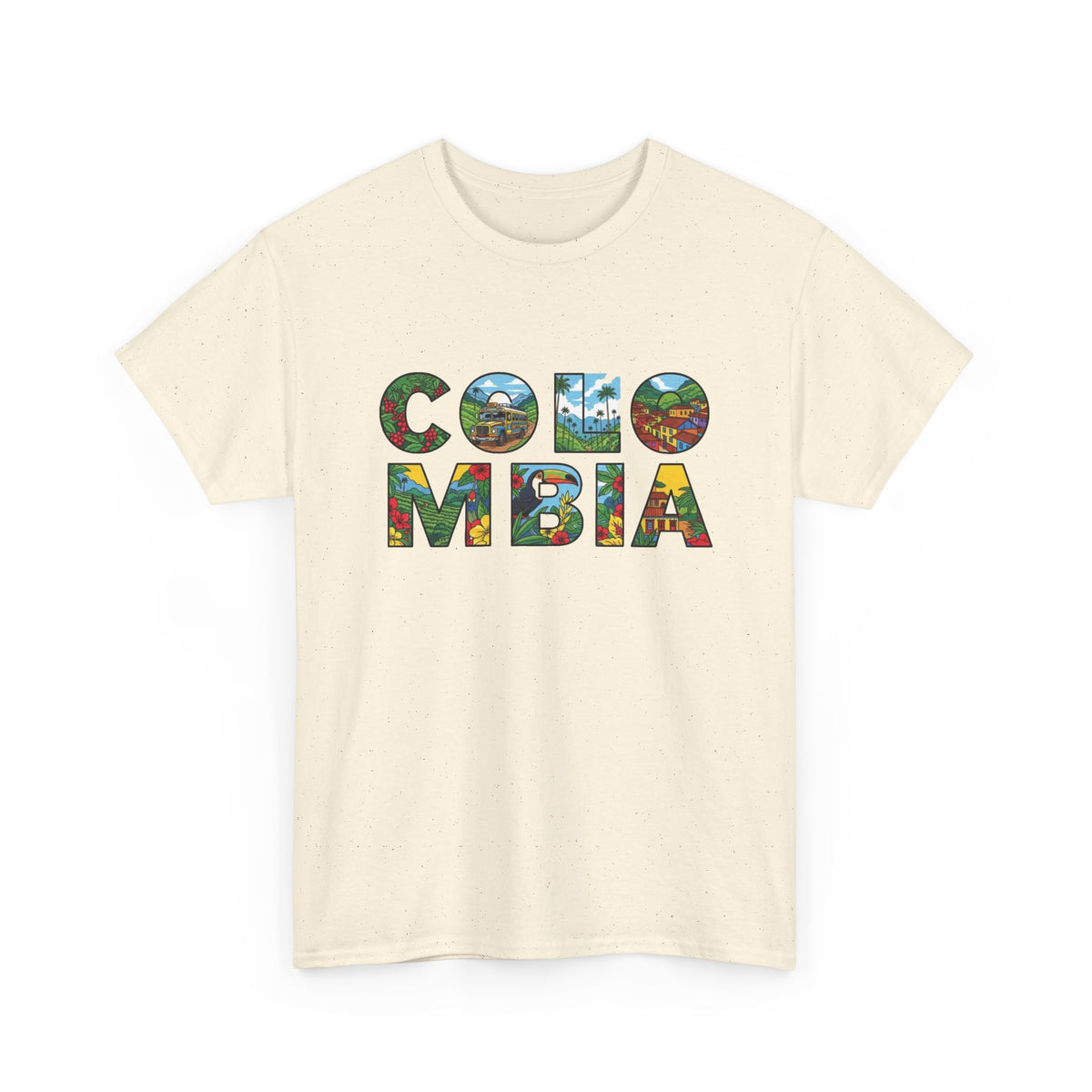 Columbia Graphic T Shirt Men's Travel Heavy Cotton Tee