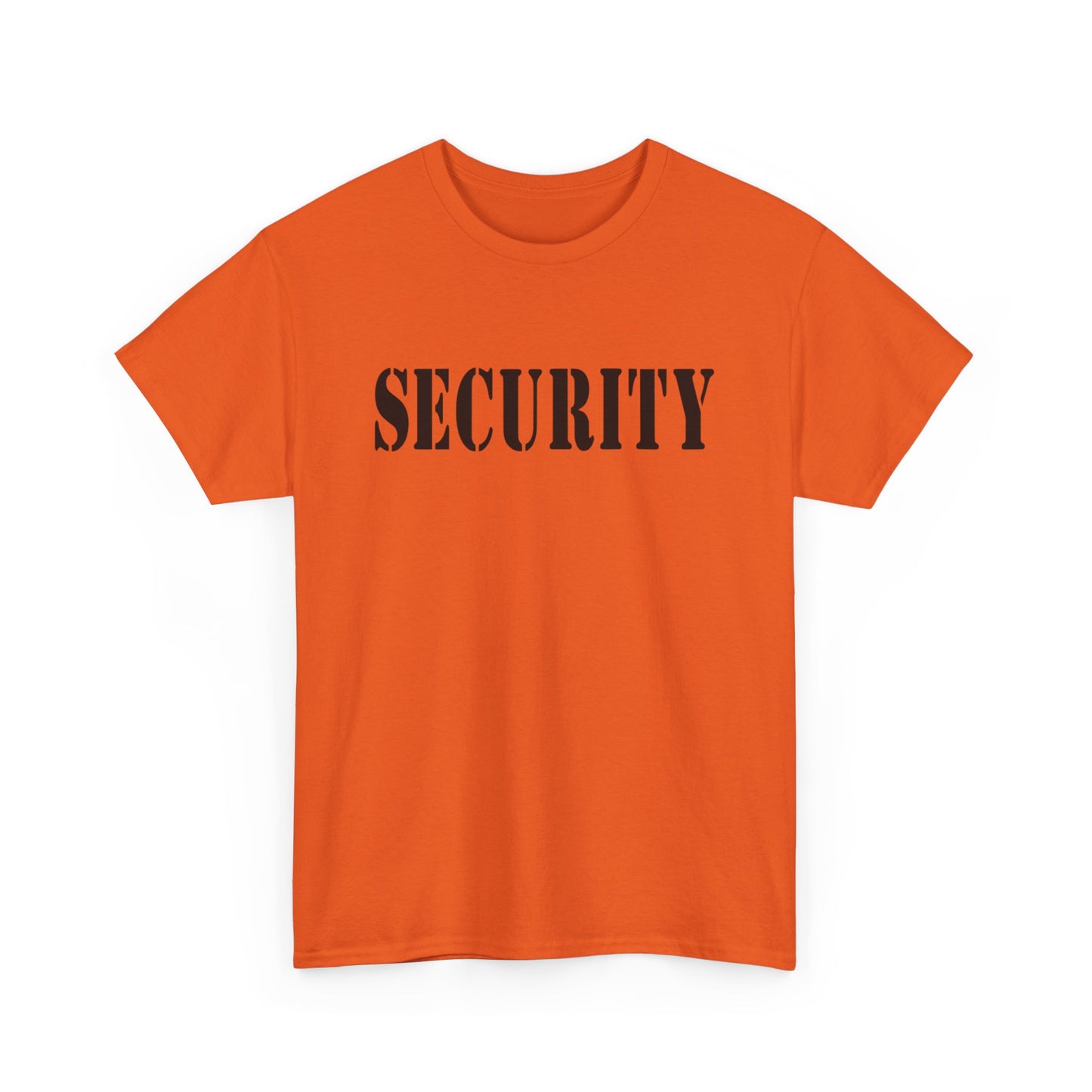 Security Graphic T Shirt Police Academy Uniform Funny Bar Unisex Heavy Cotton