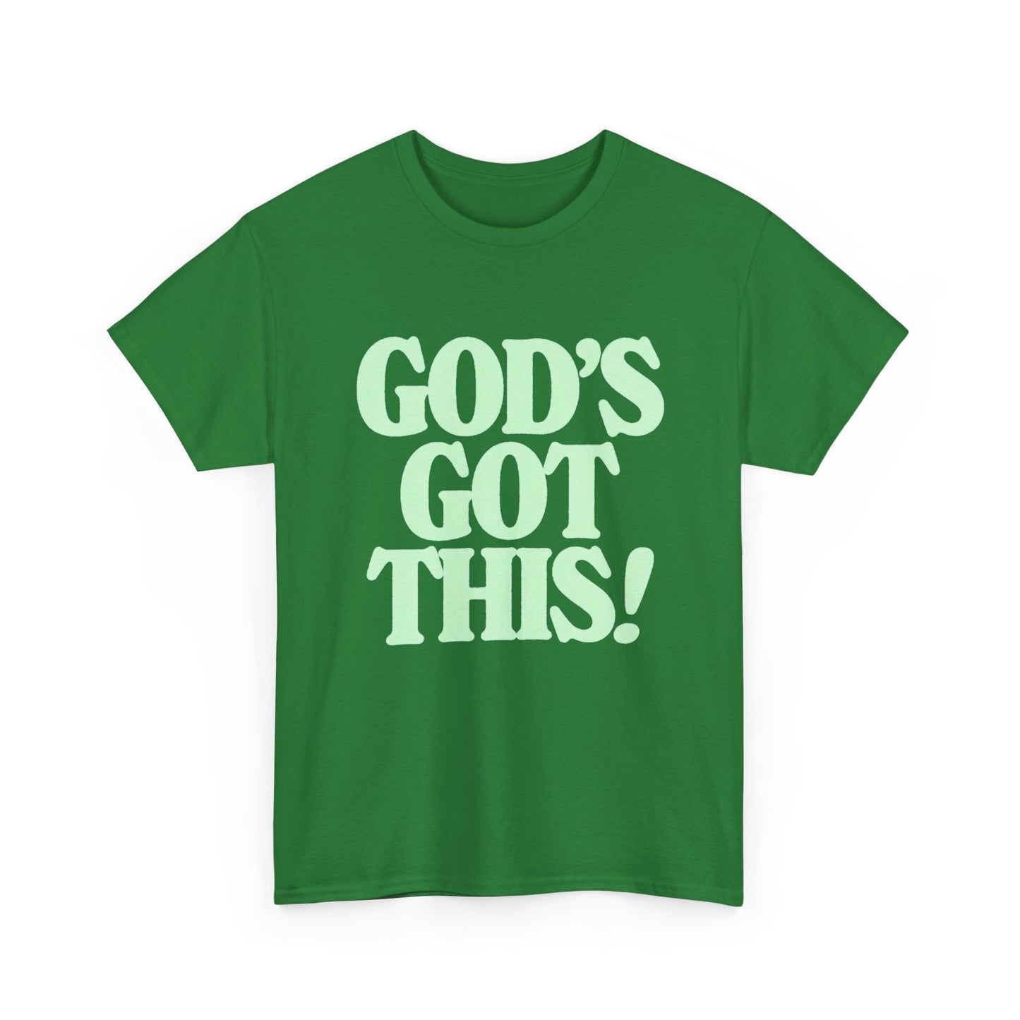 Gods Got This Graphic T Shirt Men's Heavy Cotton Tee - Quality - Modern True to Size