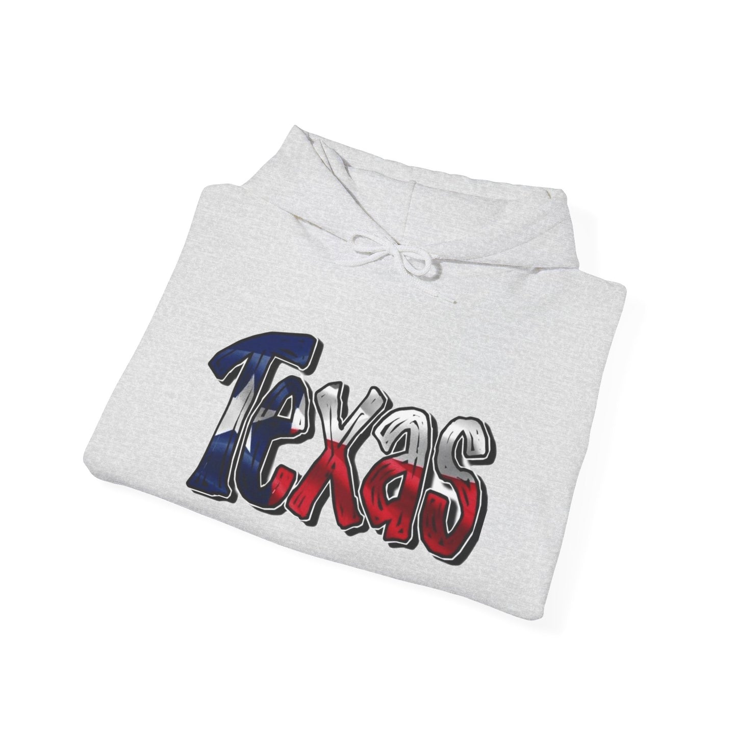 Texas American Flag USA Graphic Hoodie NEW Unisex Heavy Blend™ Hooded Sweatshirt