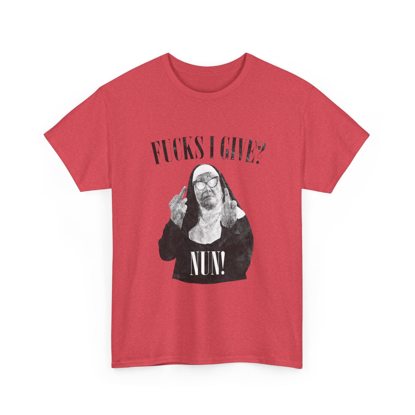 No F's I Give None Funny Jokes Graphic T Shirt Unisex Heavy Cotton Tee