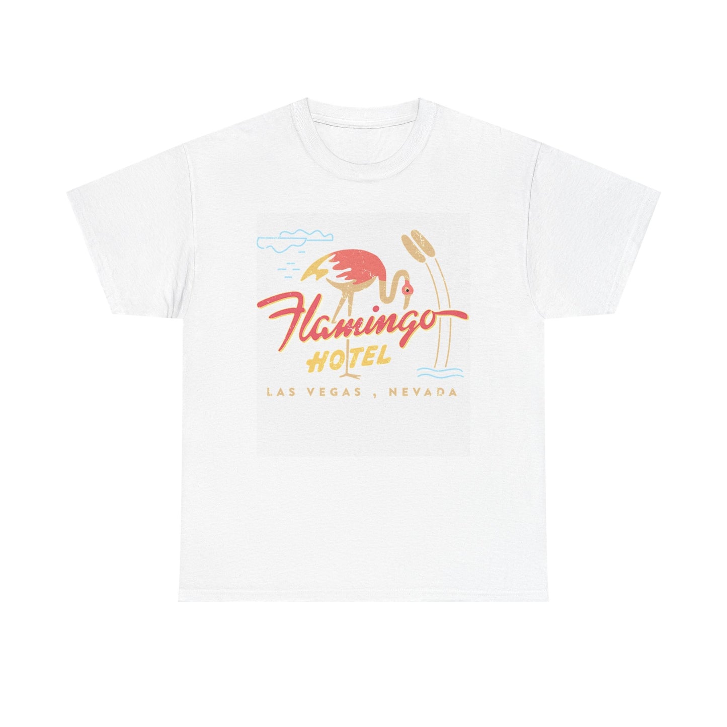 The Flamingo Tshirt Vintage Las Vegas Casino Strip Retro Unisex Heavy Cotton 4