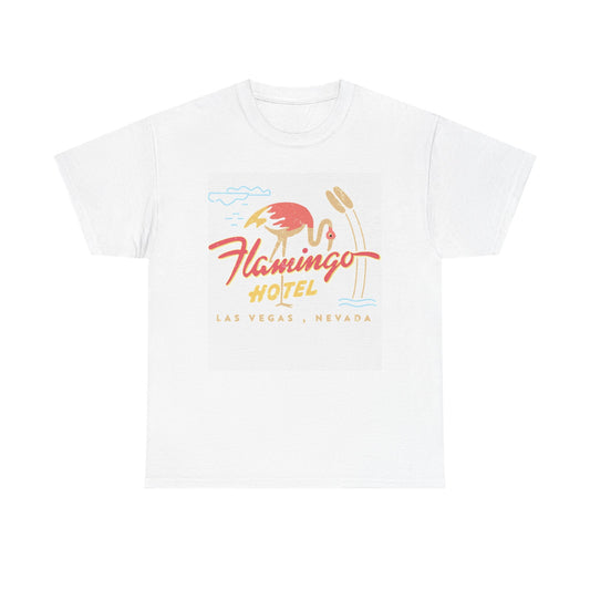 The Flamingo Tshirt Vintage Las Vegas Casino Strip Retro Unisex Heavy Cotton 4