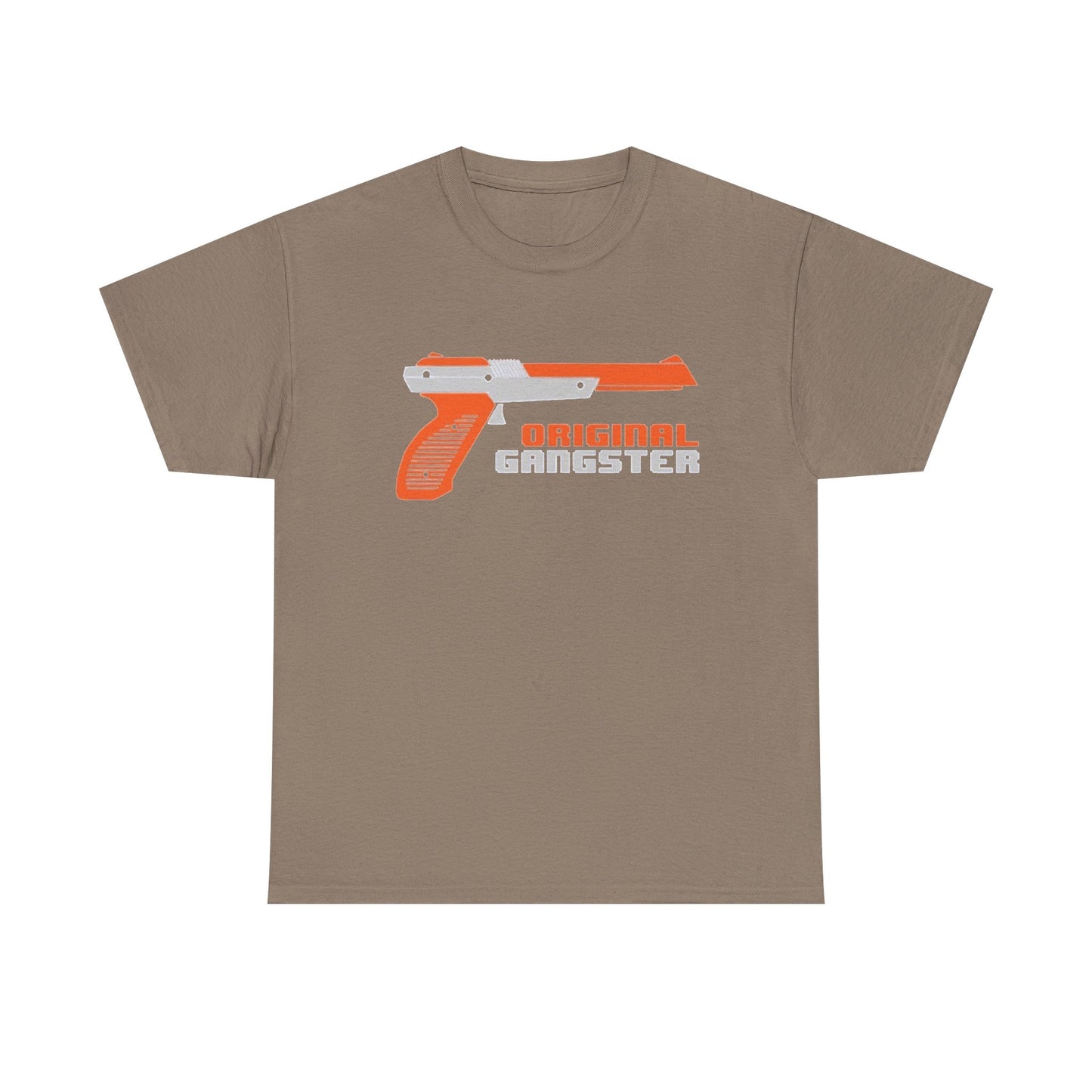 Original Gangster Graphic T Shirt Vintage Video Games Funny Unisex Heavy Cotton