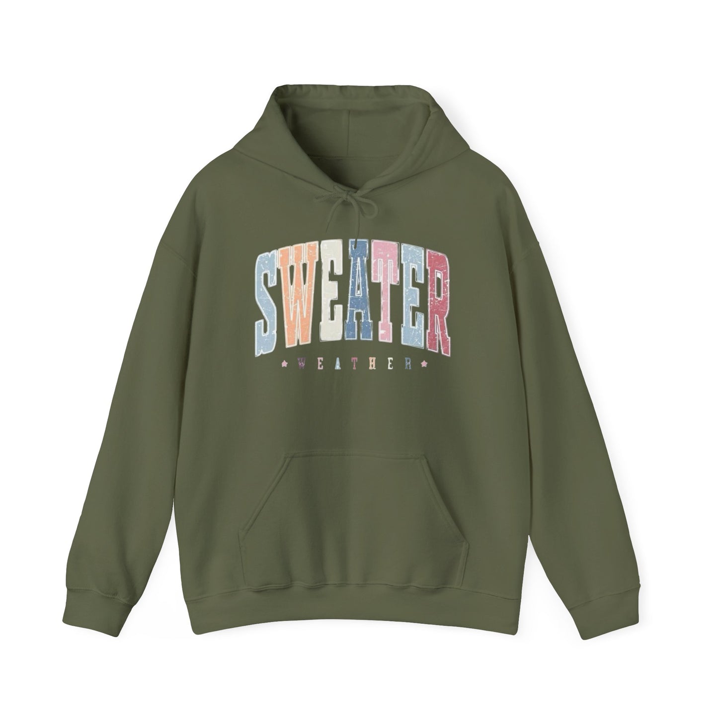 Sweater Weather MULTIPLE COLORS Graphic Hoodie Heavy Blend™ Hooded Sweatshirt