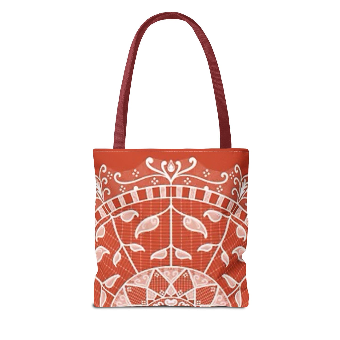 Orange And White Multi Color BRAND NEW MODERN Tote Bag (AOP)