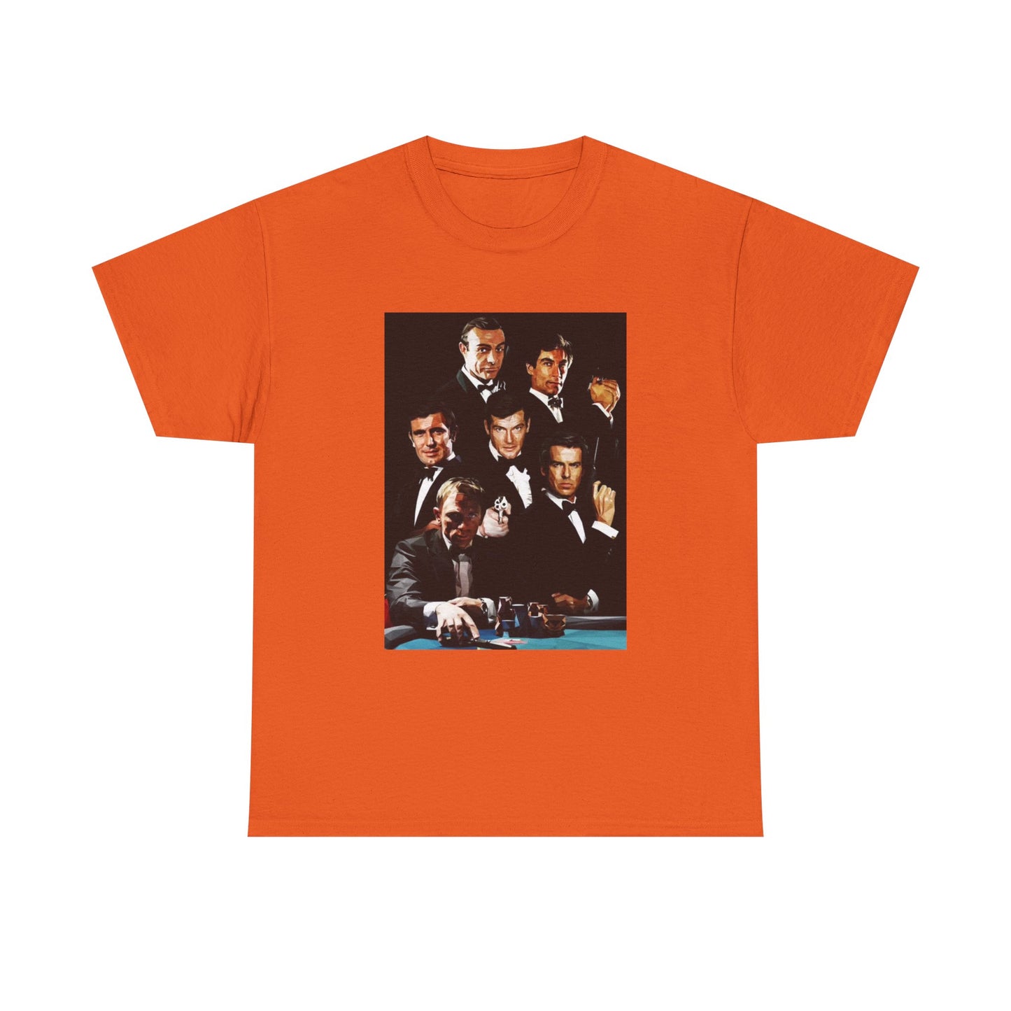 James Bond T-shirt Vintage Bond Collection Merch Unisex Heavy Cotton Tee