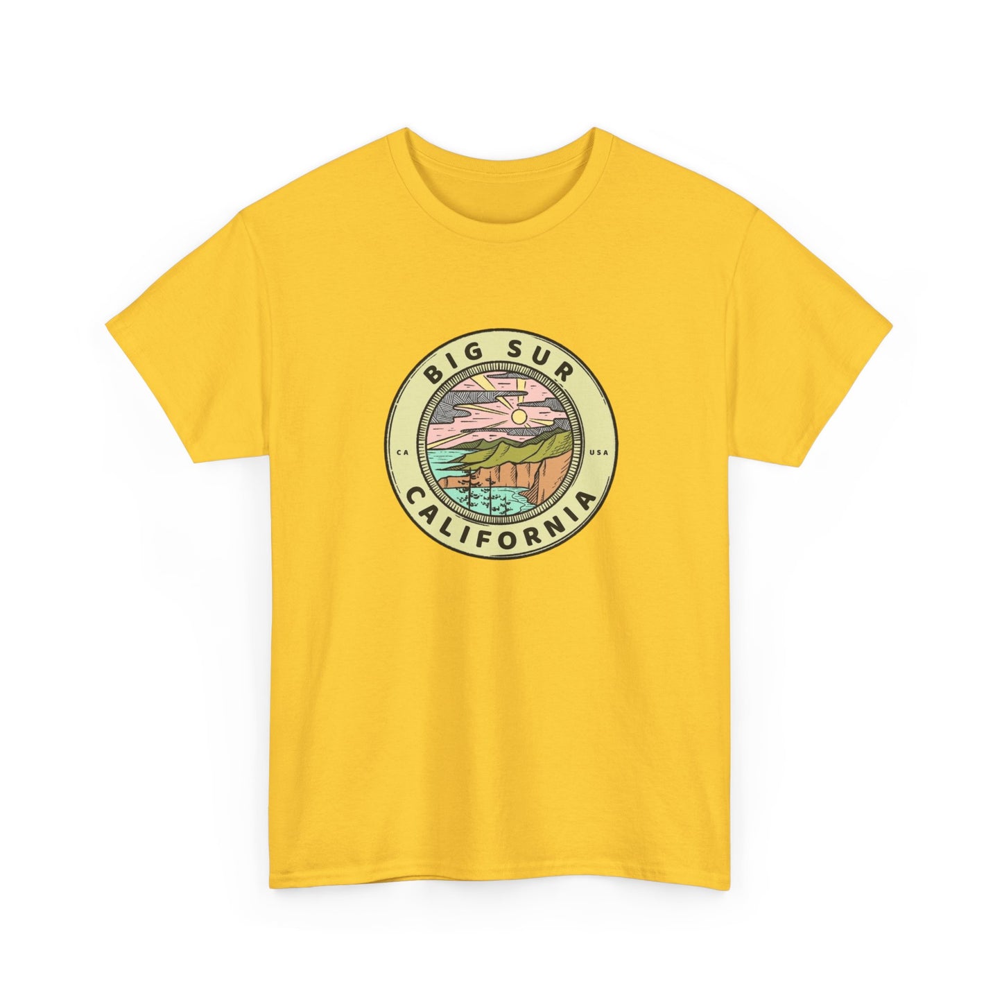 Big Sur California Graphic T Shirt NEW Adult Tee