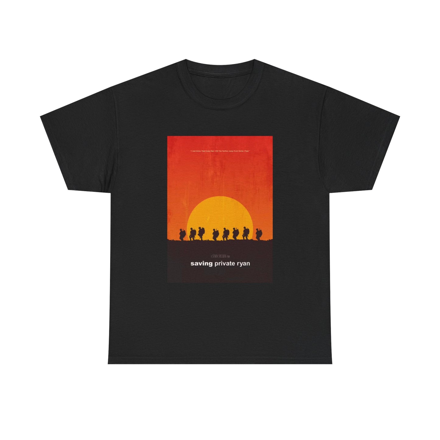 Saving Private Ryan Tshirt Vintage Movie Poster Military Unisex Heavy Cotton Tee