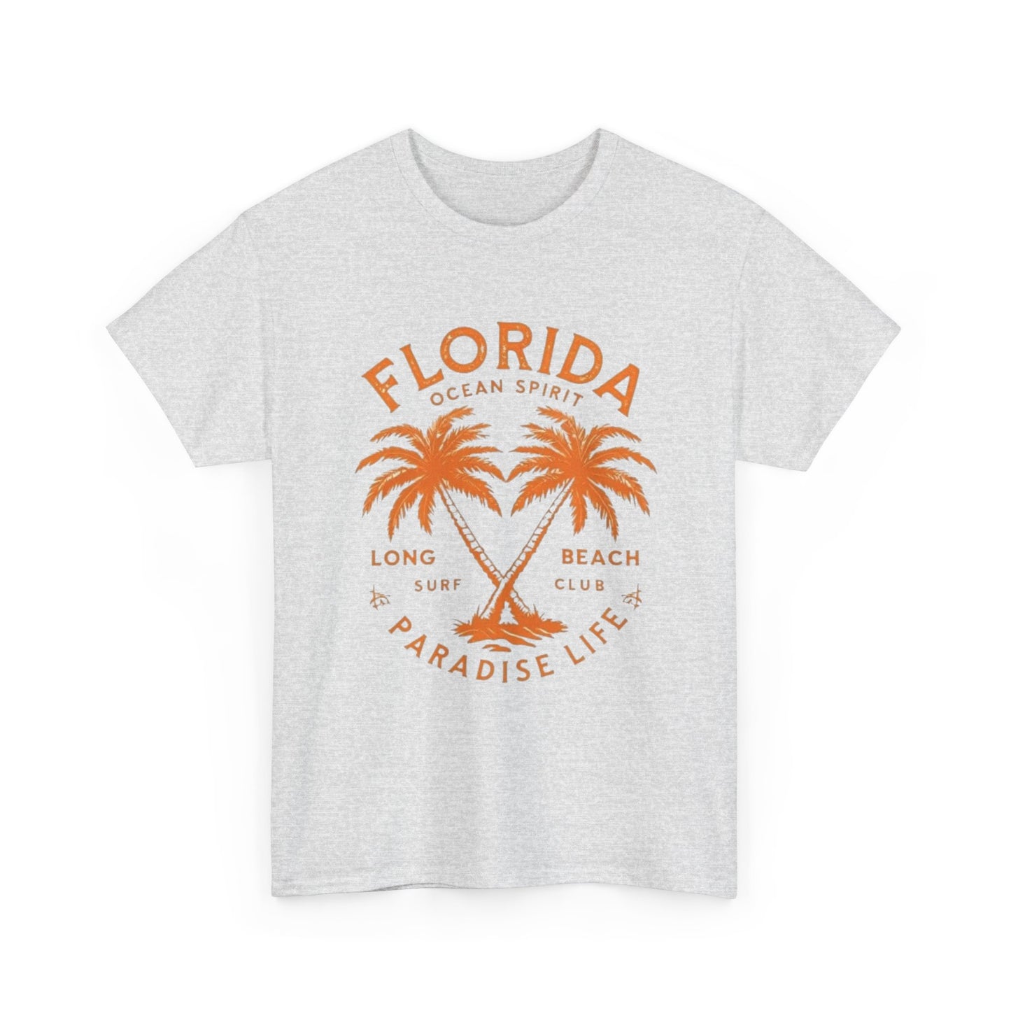 Florida Paradise Live Graphic T Shirt NEW Unisex Heavy Cotton Tee