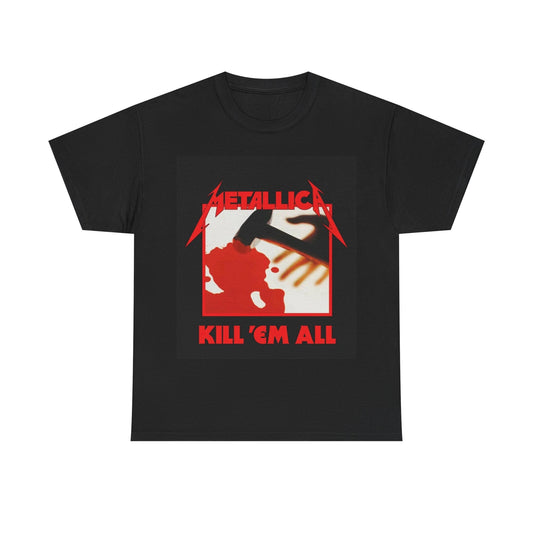 Metallica T-shirt vintage graphic retro rock metal Unisex Heavy Cotton Tee