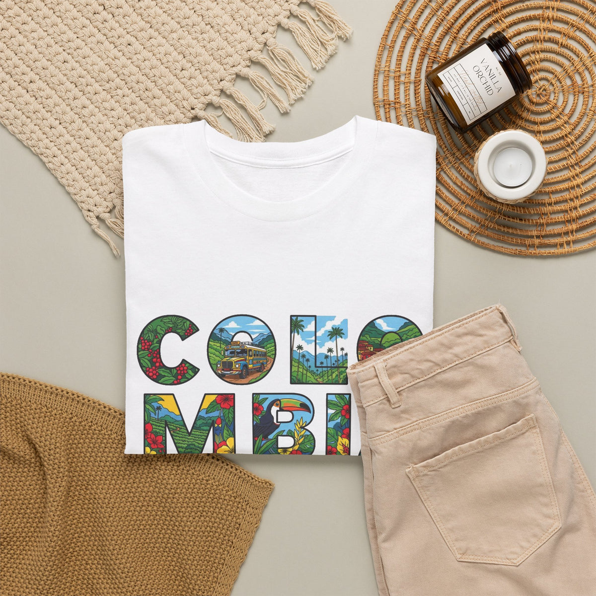 Columbia Graphic T Shirt Men's Travel Heavy Cotton Tee