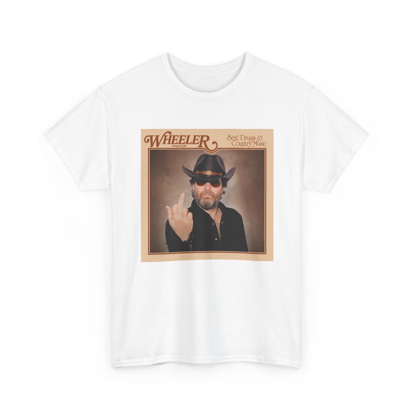 Wheeler Walker Jr Country Graphic T Shirt Adult NEW Unisex Heavy Cotton Tee