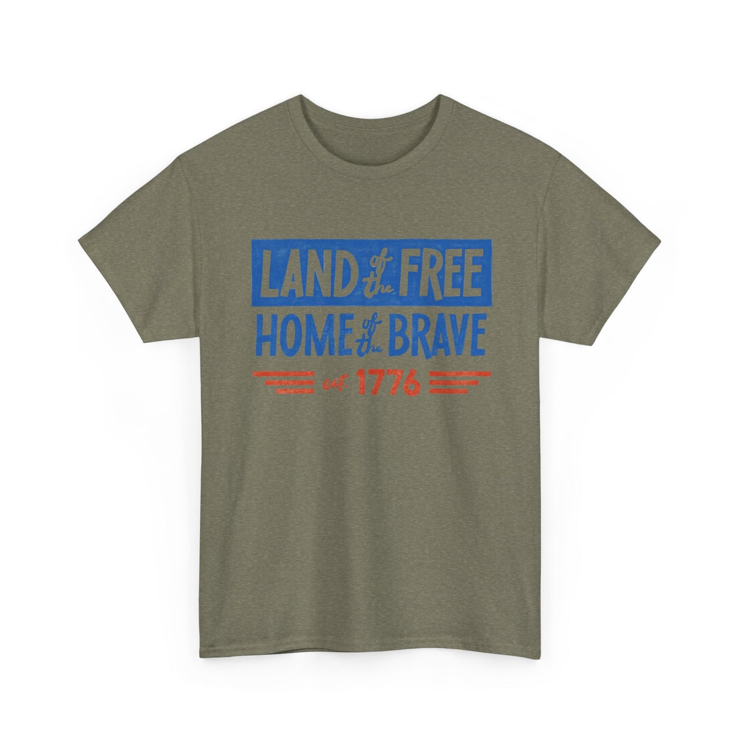 USA Land Of The Free 1776 Graphic T Shirt NEW ADULT TEE VINTAGE