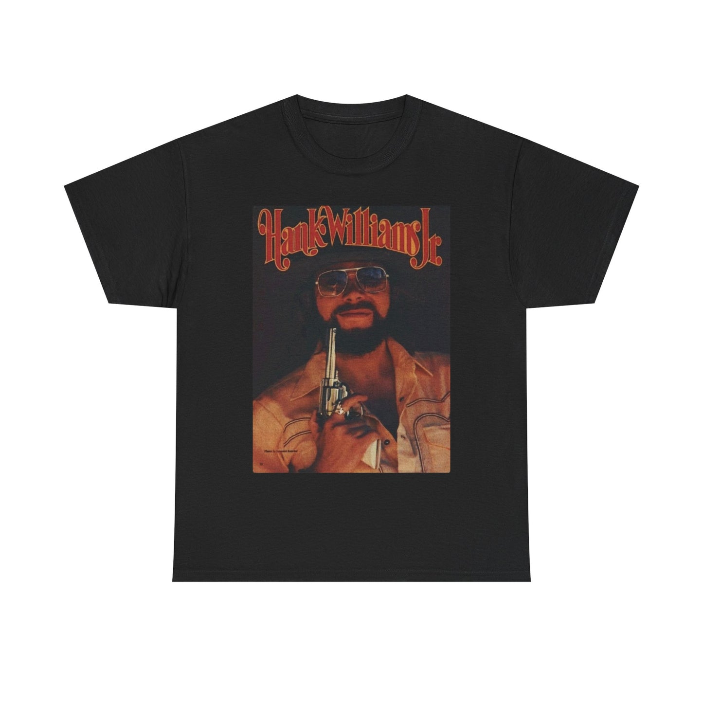 Hank williams jr T-shirt vintage country wallen retro Unisex Heavy Cotton Tee