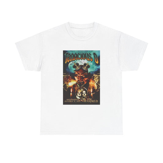 Tenacious D Tshirt Vintage Jack Black Poster Funny Rock Gods Unisex Heavy Comfy